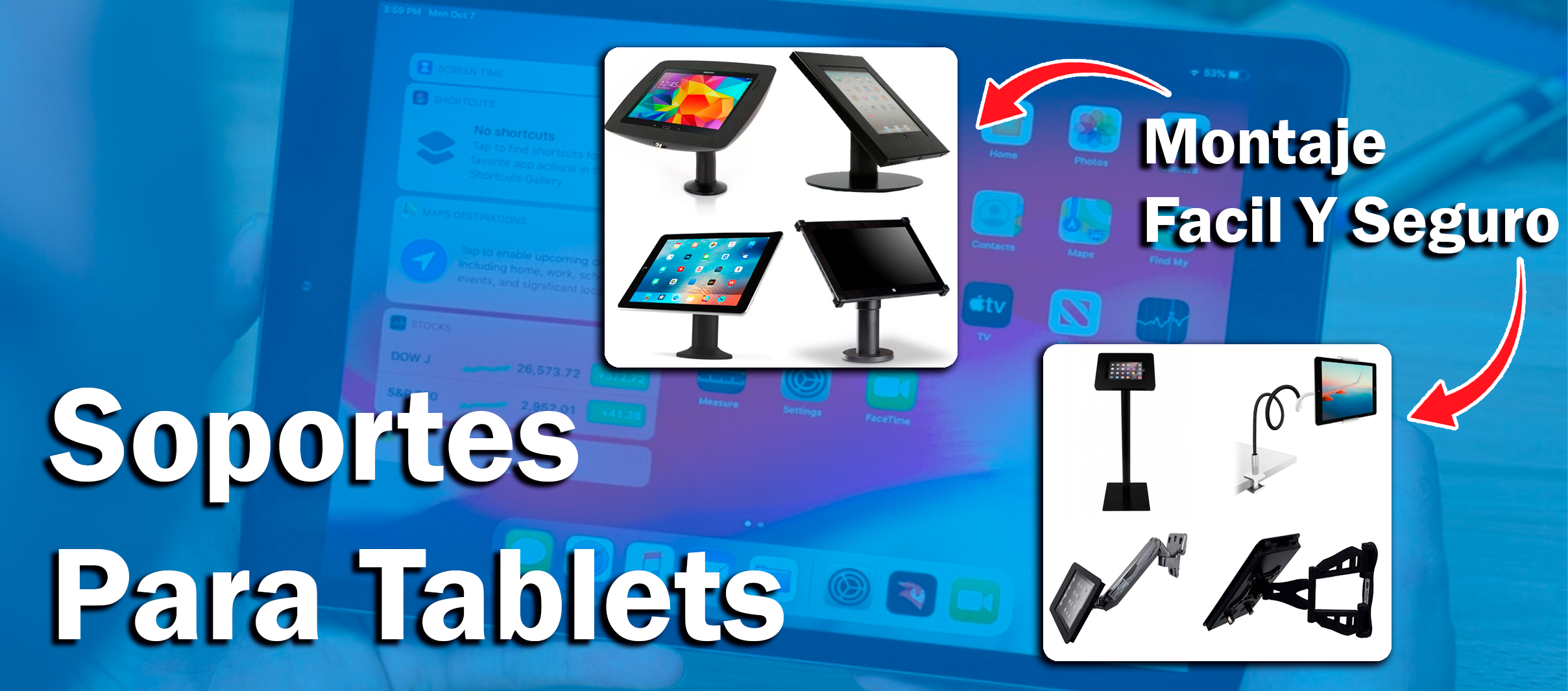 soportes para tablets o ipads