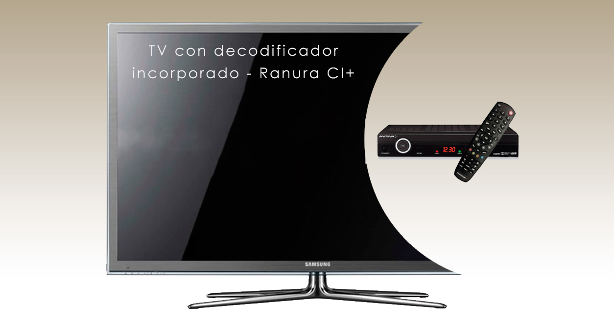 TV decodificador integrado Modulo CI+ ranura Common Interface